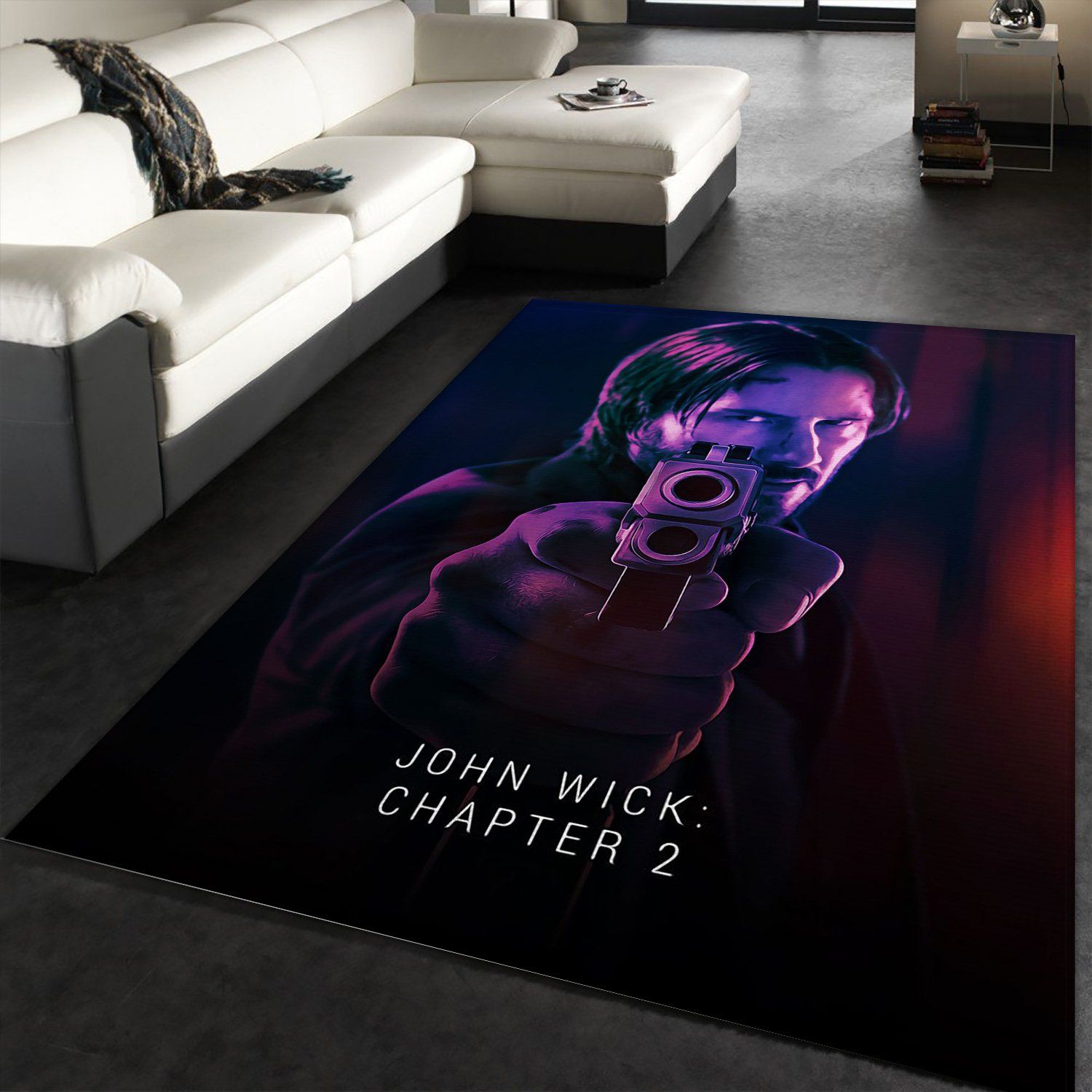 John Wick Chapter 2 Rug Art Painting Movie Rugs Home Decor Floor Decor