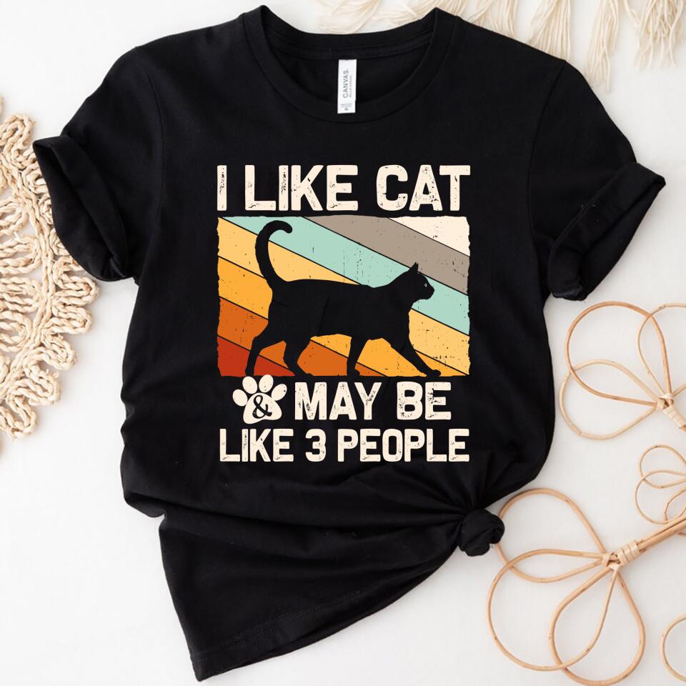 Trending Personalized – I Like Cat Nad May Be Like 3 People Women Shirt