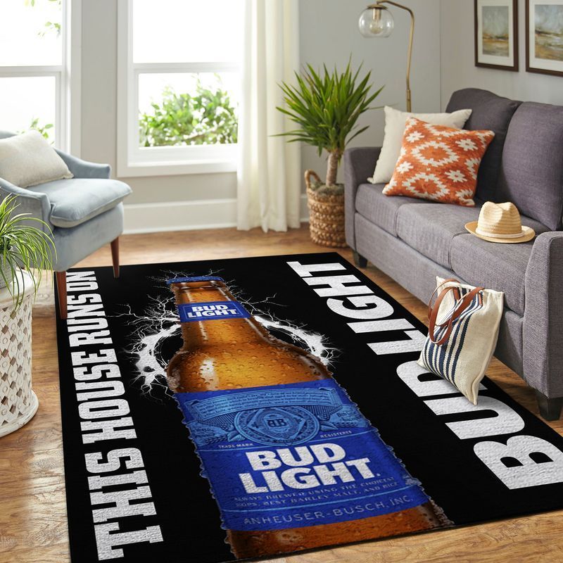 Bud Light This House Runs On Area Rugs Living Room Carpet Floor Decor The US Decor