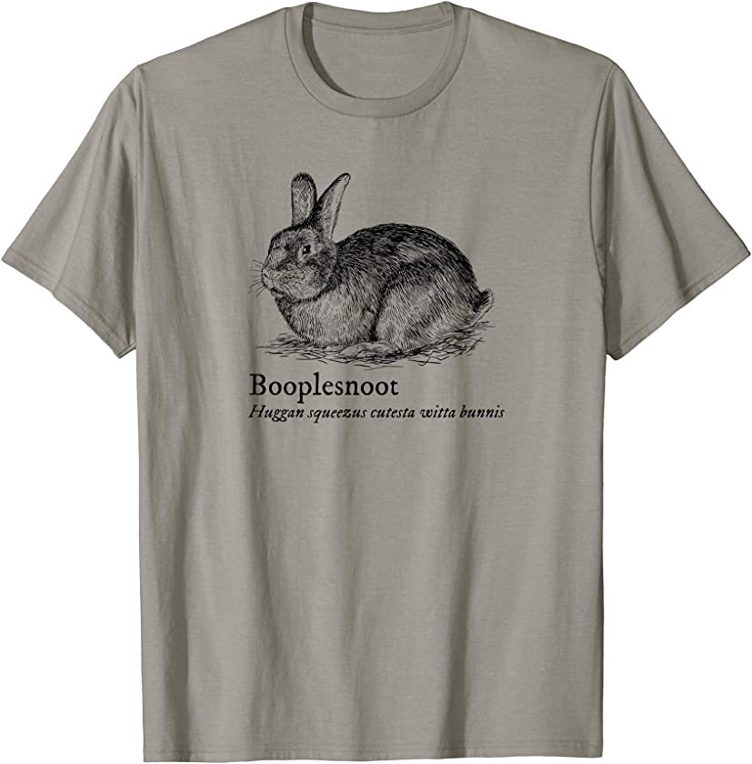 Booplesnoot Cute Funny Bunny Rabbit Lover Back to School T-Shirt