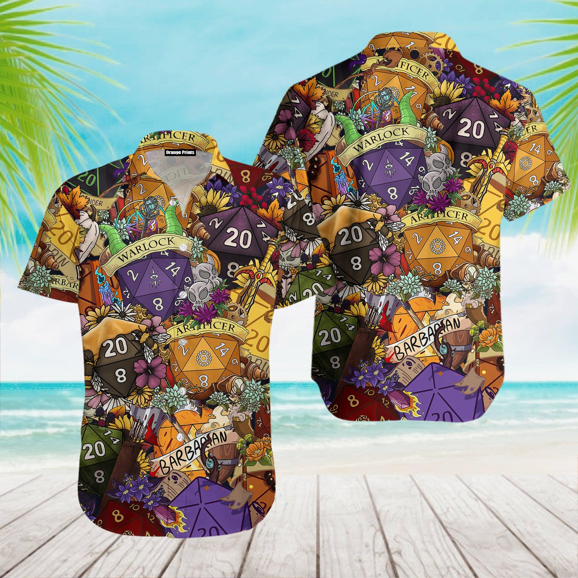 Magic Polyhedral Dice Hawaii Shirt For Men Women Ha42374