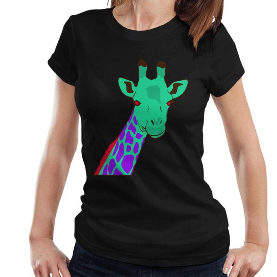 Neon Giraffe Women’s T-Shirt