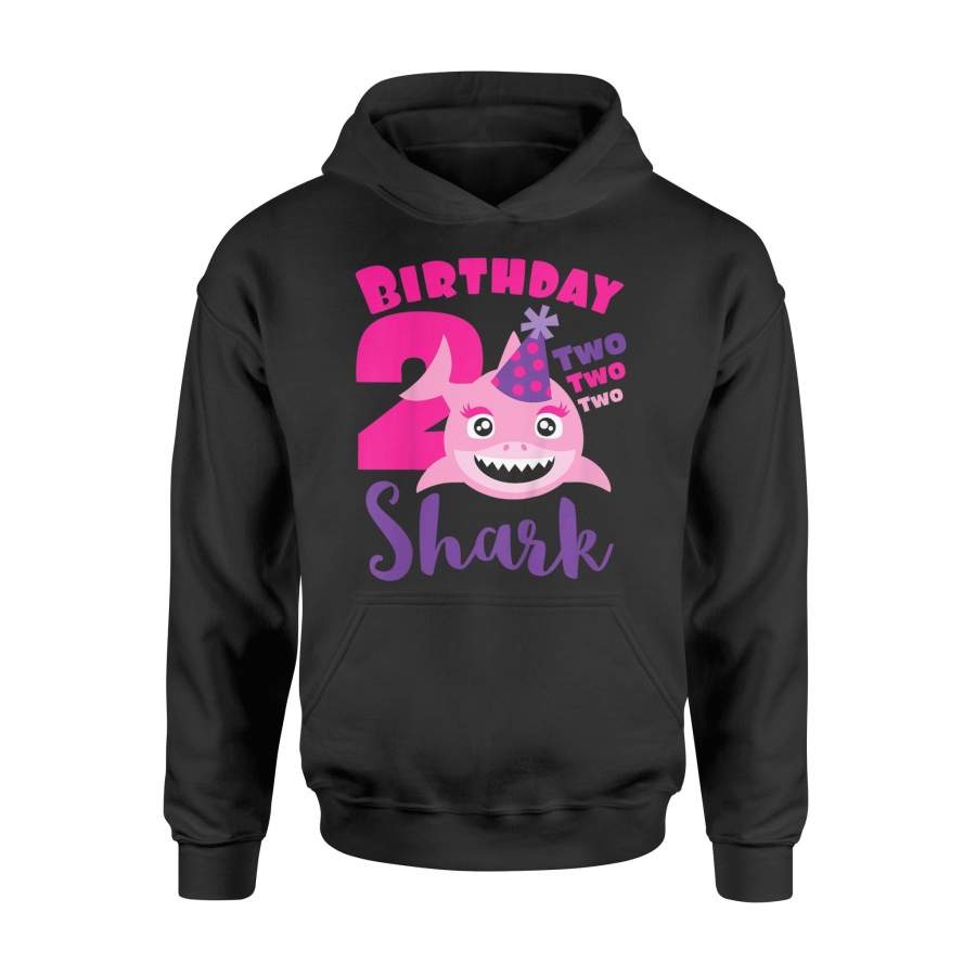 2nd Birthday Gift Idea Shark Kids Baby Shark for Girls – Doo Doo Doo – Premium Hoodie