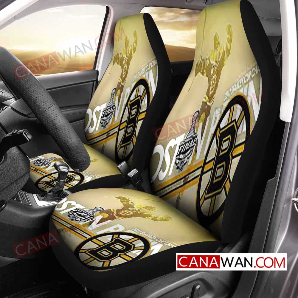 Boston Bruins Style269 3D Customized Personalized Car Seat Cover