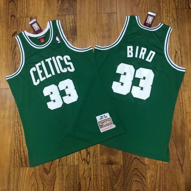 Boston Celtics Larry Bird #33 NBA Classic Green Jersey