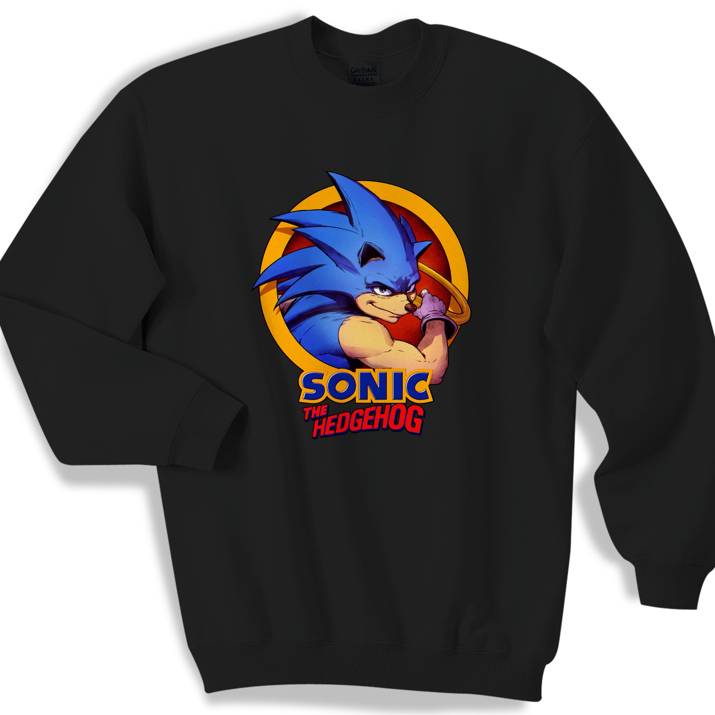 Sonic The Hedgehog Muscle Sweater Sweatshirt