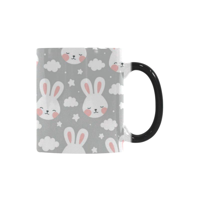 Rabbit cloud Pattern Morphing Mug Heat Changing Mug