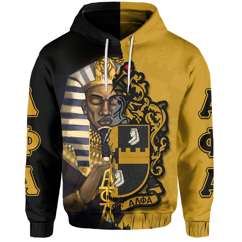 Alpha Phi Alpha Hoodie Crest Mix Pharaoh Lt6