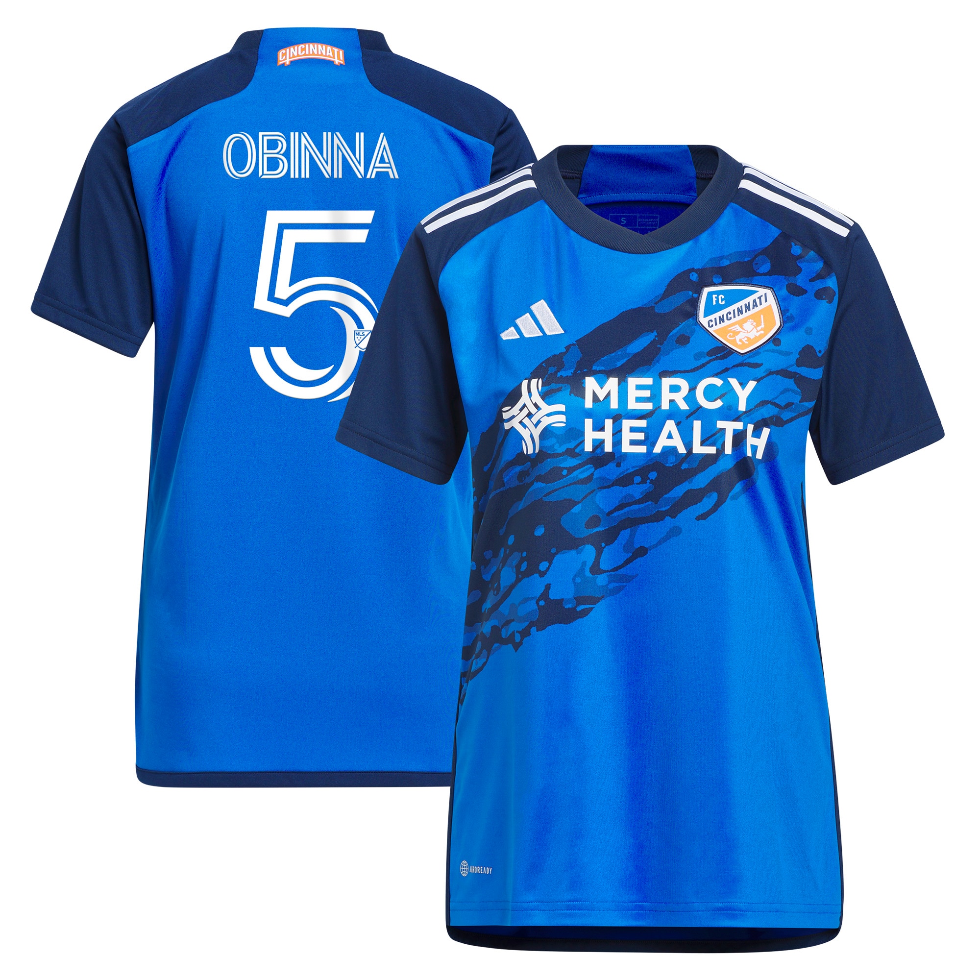 Obinna Nwobodo FC Cincinnati Women's 2023 River Kit Replica Jersey – Blue