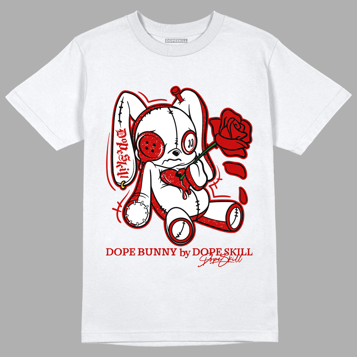 Jordan 6 “Red Oreo” Dopeskill T-Shirt Dope Bunny Graphic