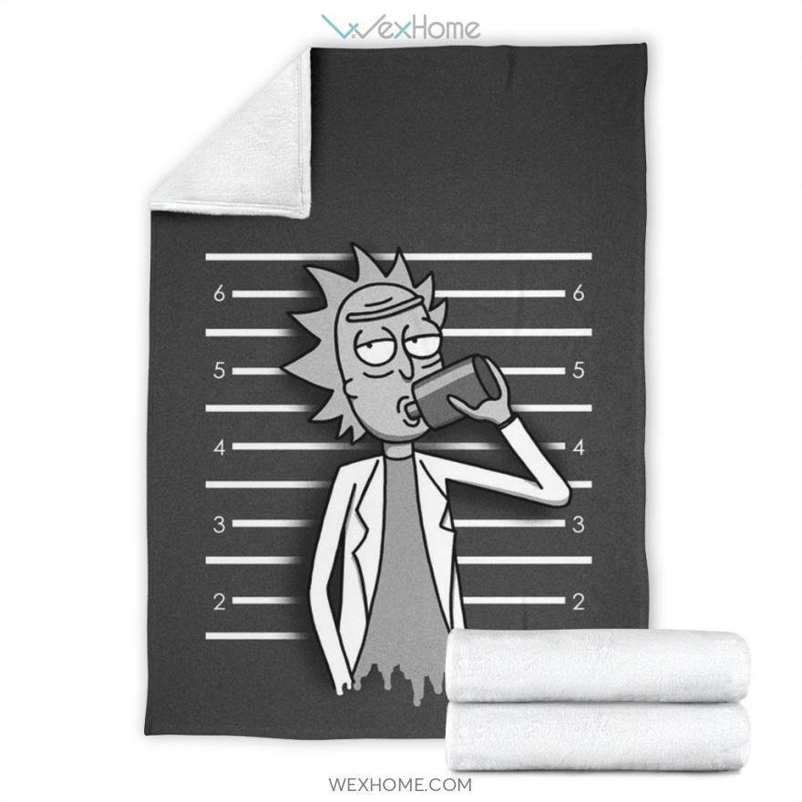 Rick Goes To Jail Rick And Morty Premium Blanket