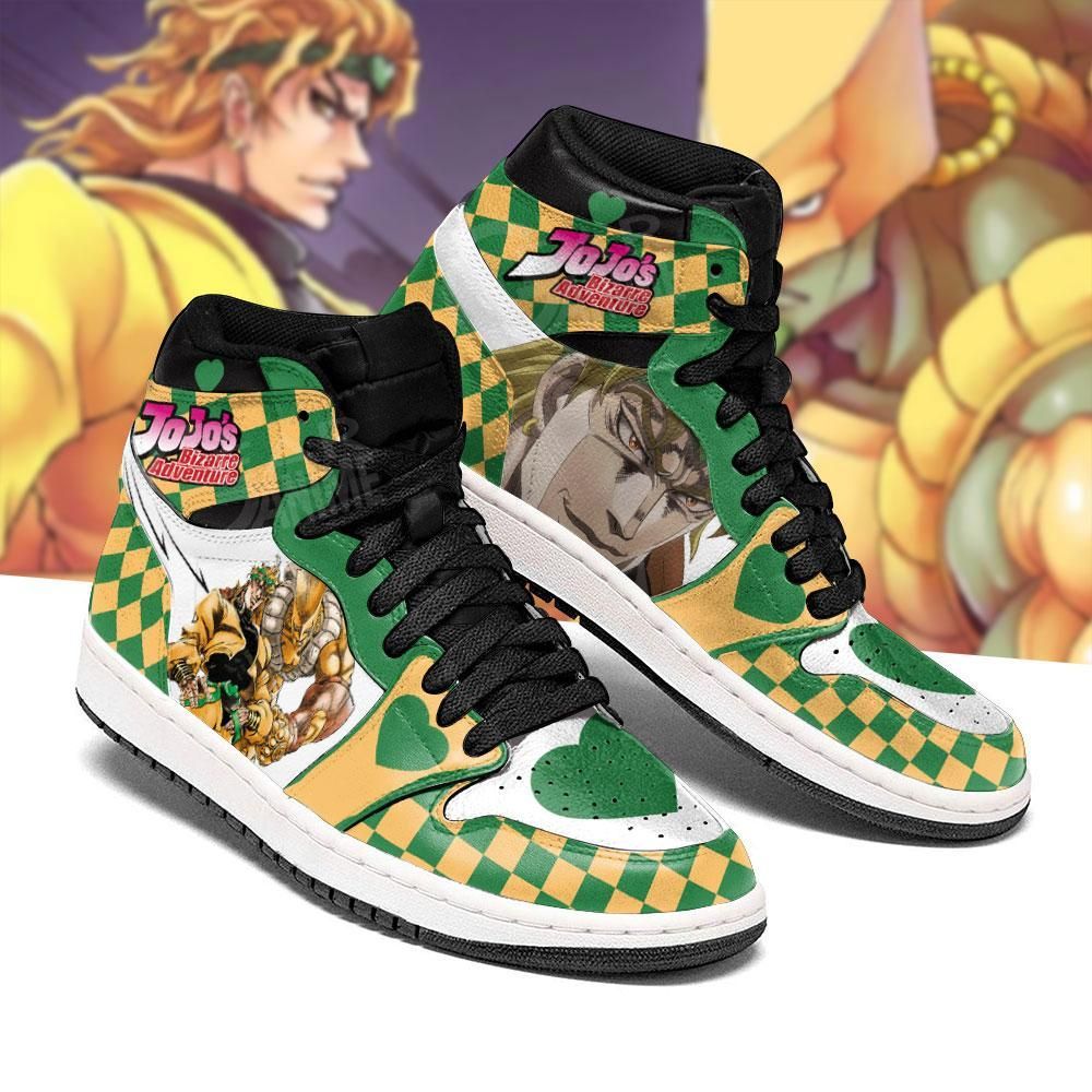 Jojo’S Bizarre Adventure Sneakers Dio Brando Anime Shoes Jordan Sneaker Air Jordan High Sneakers Sport Sneakers