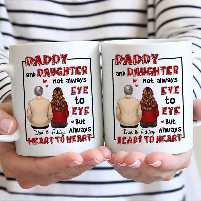 Daddy And Daughter Personalized Mug