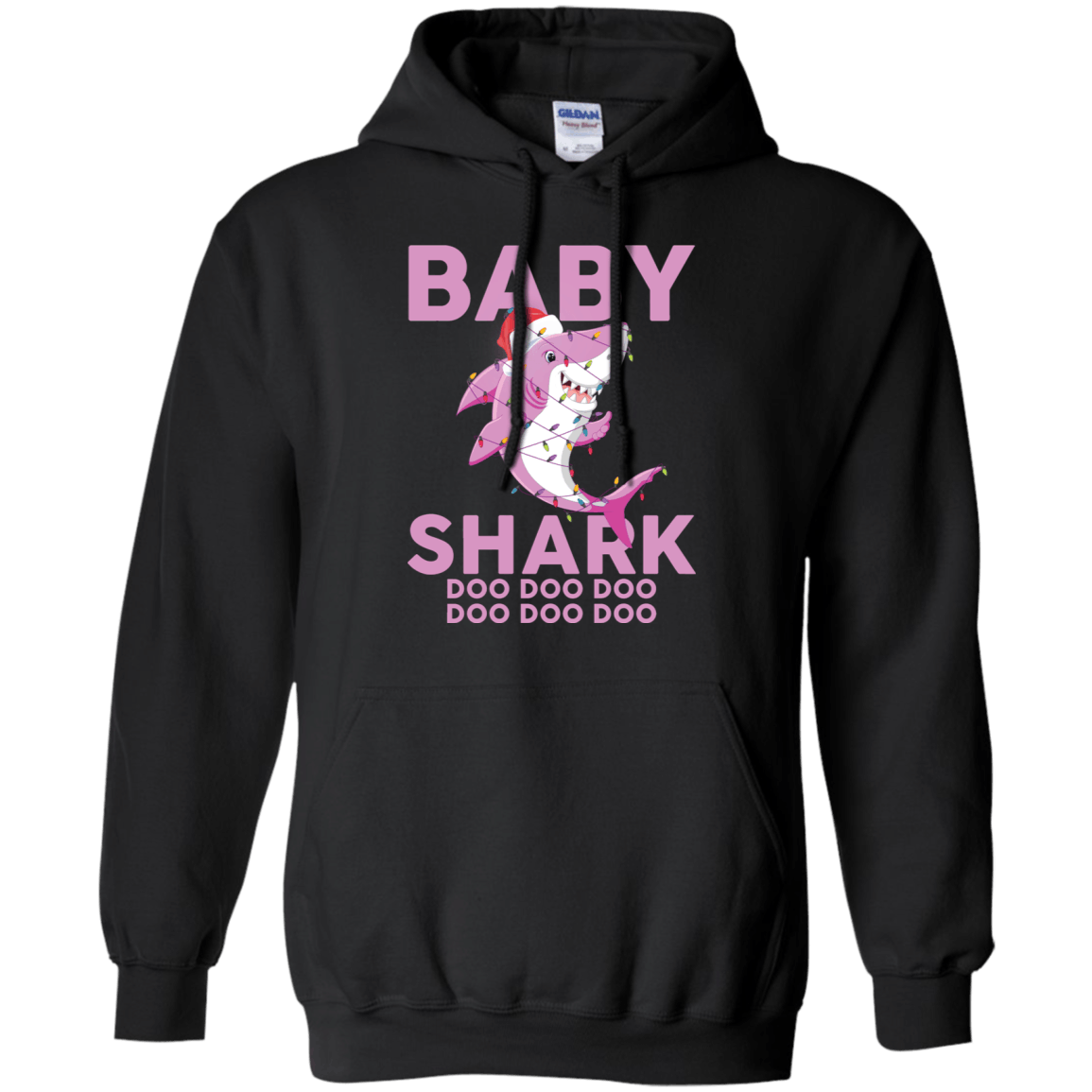 Baby Shark Doo Doo Doo Funny Christmas Daughter T-Shirt Hoodie