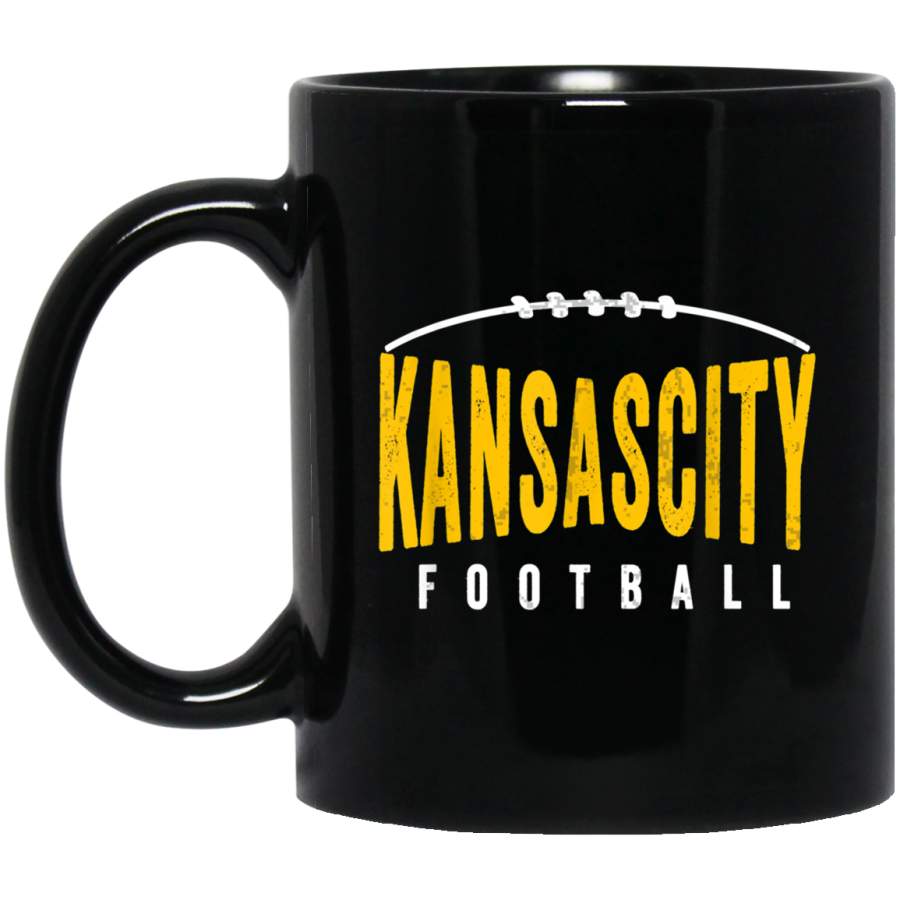 KC Kansas City Cool Football Kc Red Local Sports Fan Gear Mug