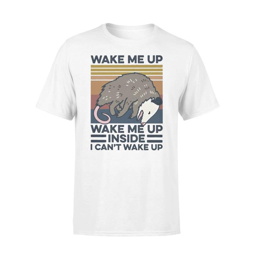 Opossum Wake Me Up Inside I Can’t Wake Up Vintage T-shirt