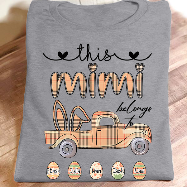 This Mimi Be Longs To – Bunny Car | Personalized T-Shirt