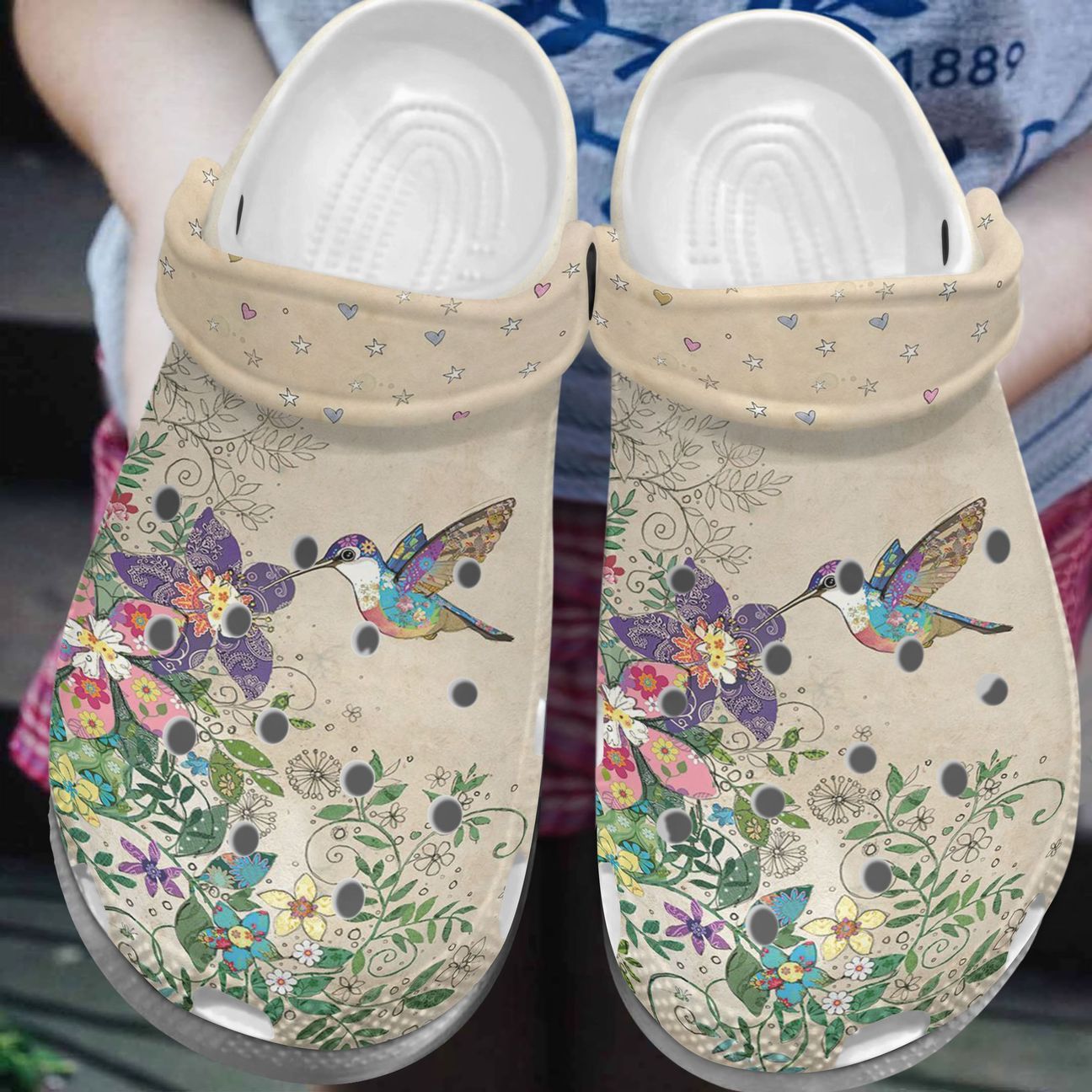 Hummingbird Personalized Clog, Custom Name, Text, Color, Number Fashion Style For Women, Men, Kid, Print 3D Tropical Hummingbird