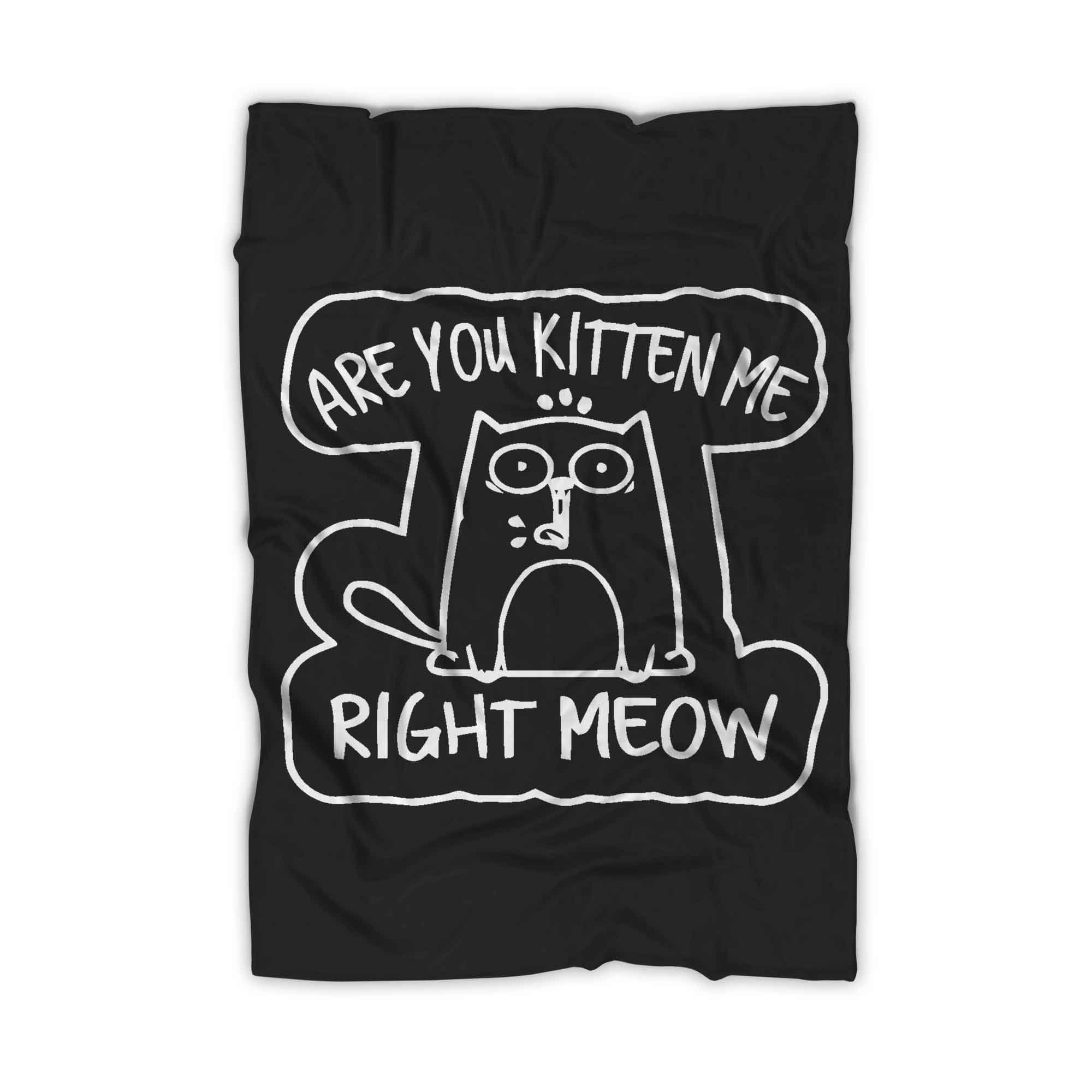 Are You Kitten Me Right Meow Vintage Range Blanket