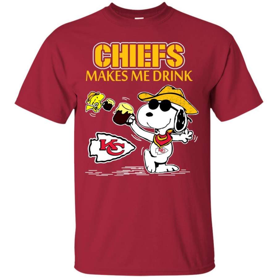 Kansas City Chiefs Make Me Drinks T-Shirt