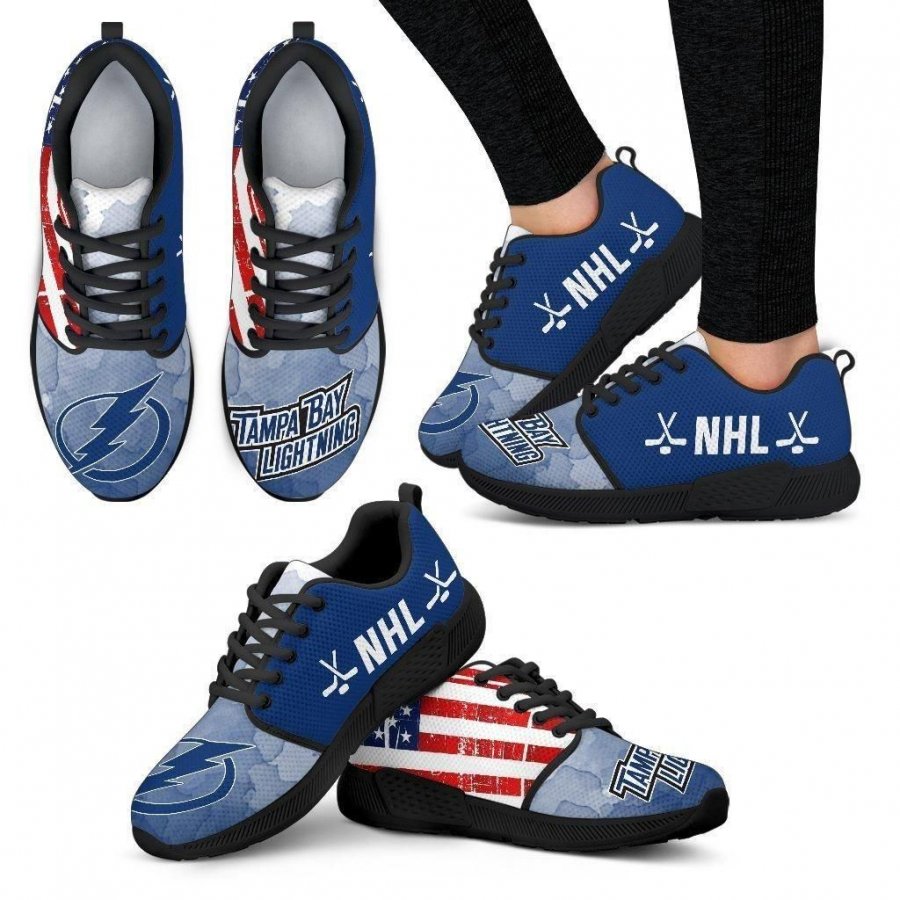 Simple Fashion Tampa Bay Lightning Shoes Athletic Sneakers #558