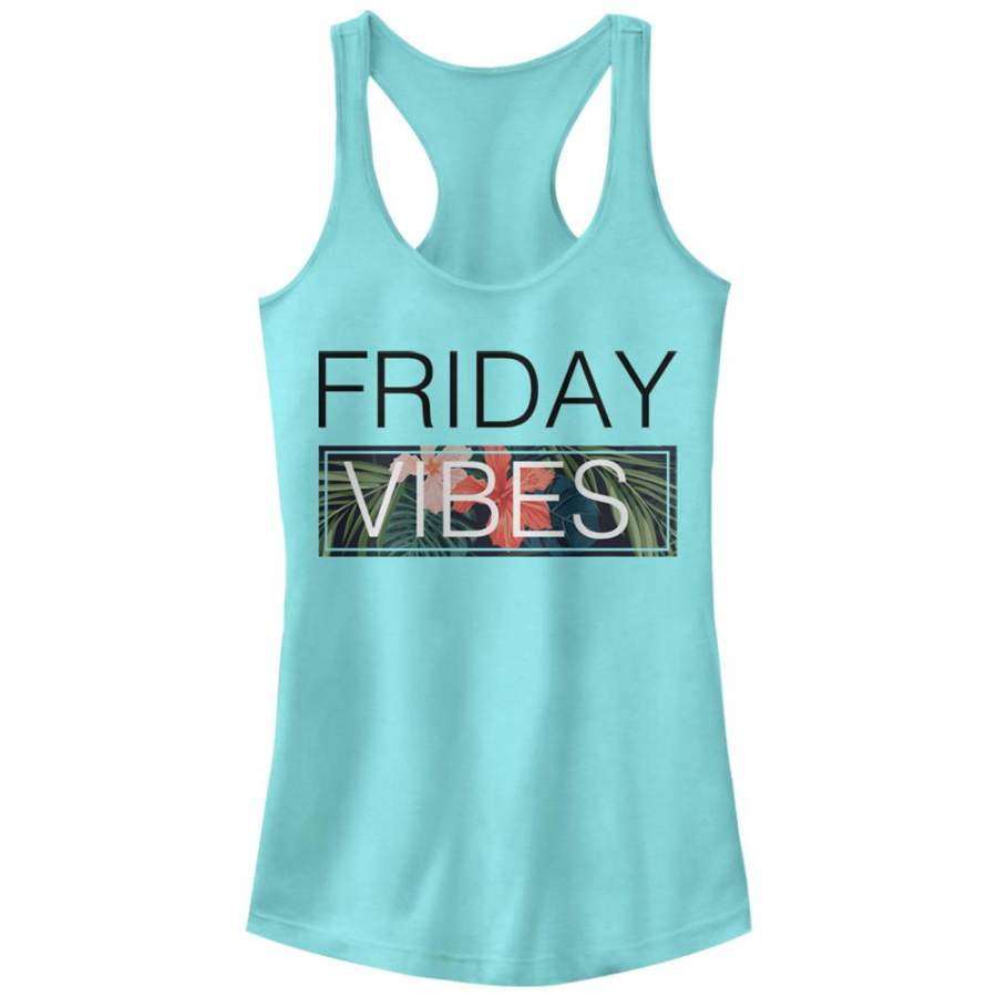 CHIN UP Junior’s Friday Vibes  Racerback Tank Cancun