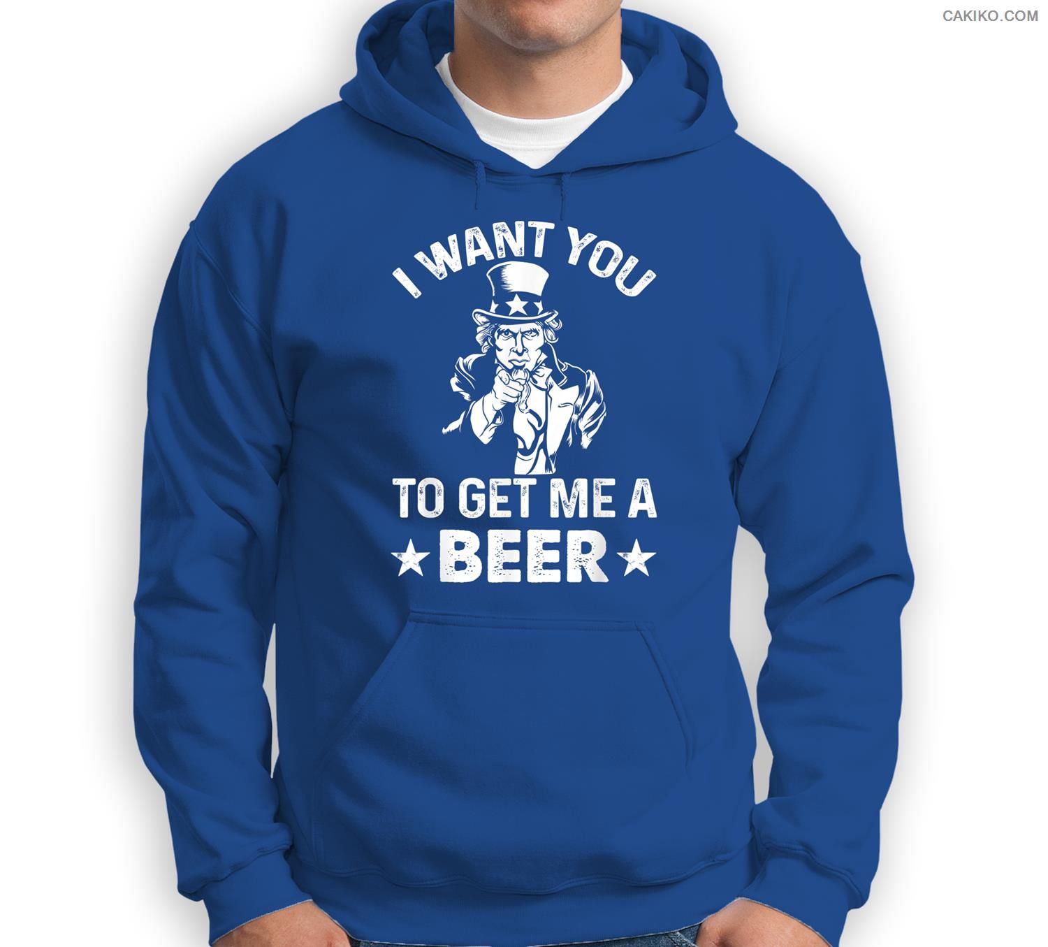 Funny Uncle Sam I Want You To Get Me A Beer Gift Sweatshirt & Hoodie