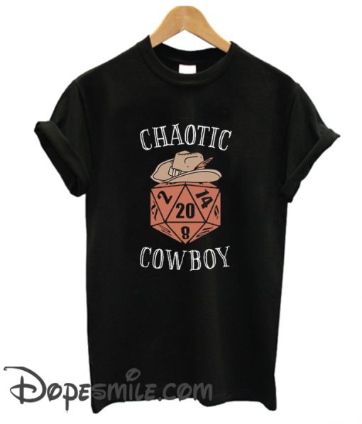 CHAOTIC COWBOY cool T-SHIRT