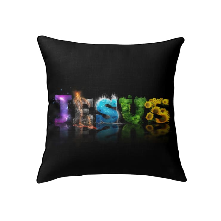 Jesus Word Pillow – Christian Pillow