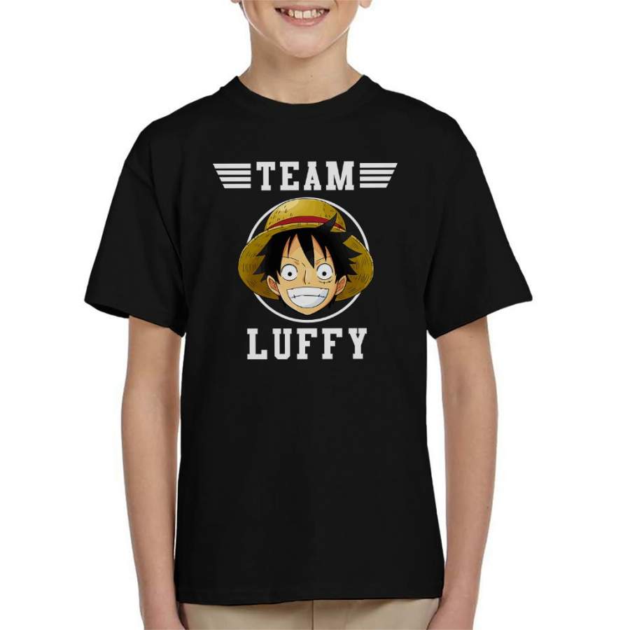 Team Monkey D Luffy One Piece Kid’s T-shirt