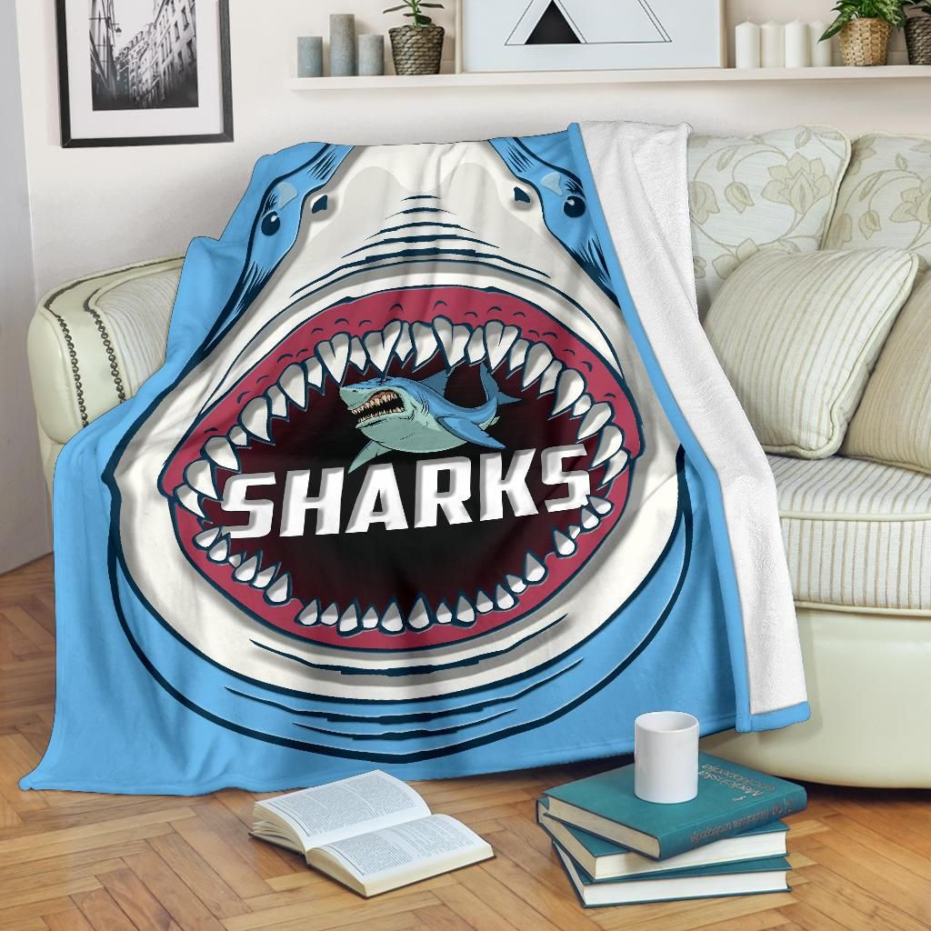 Sharks Rugby Premium Blanket K4