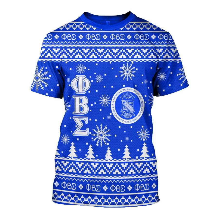 3D ALL OVER PHI BETA SIGMA UGLY SWEATER 41020191