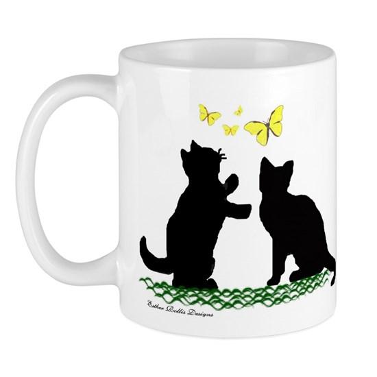 Kittens & Butterflies Mug