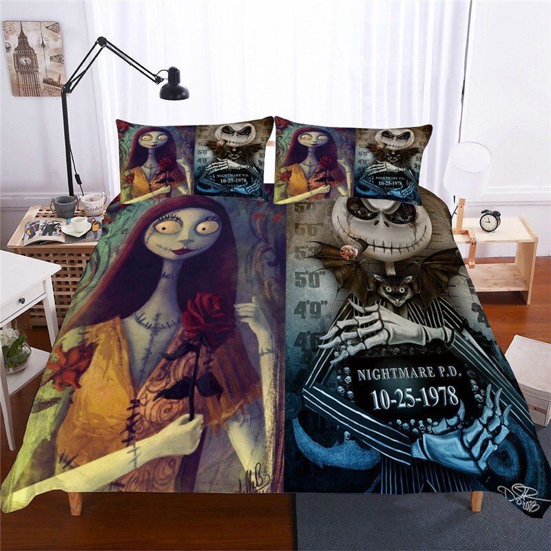 Nightmare Before Christmas Double B Bedding Set Duvet Cover X Amp Pillow Cases