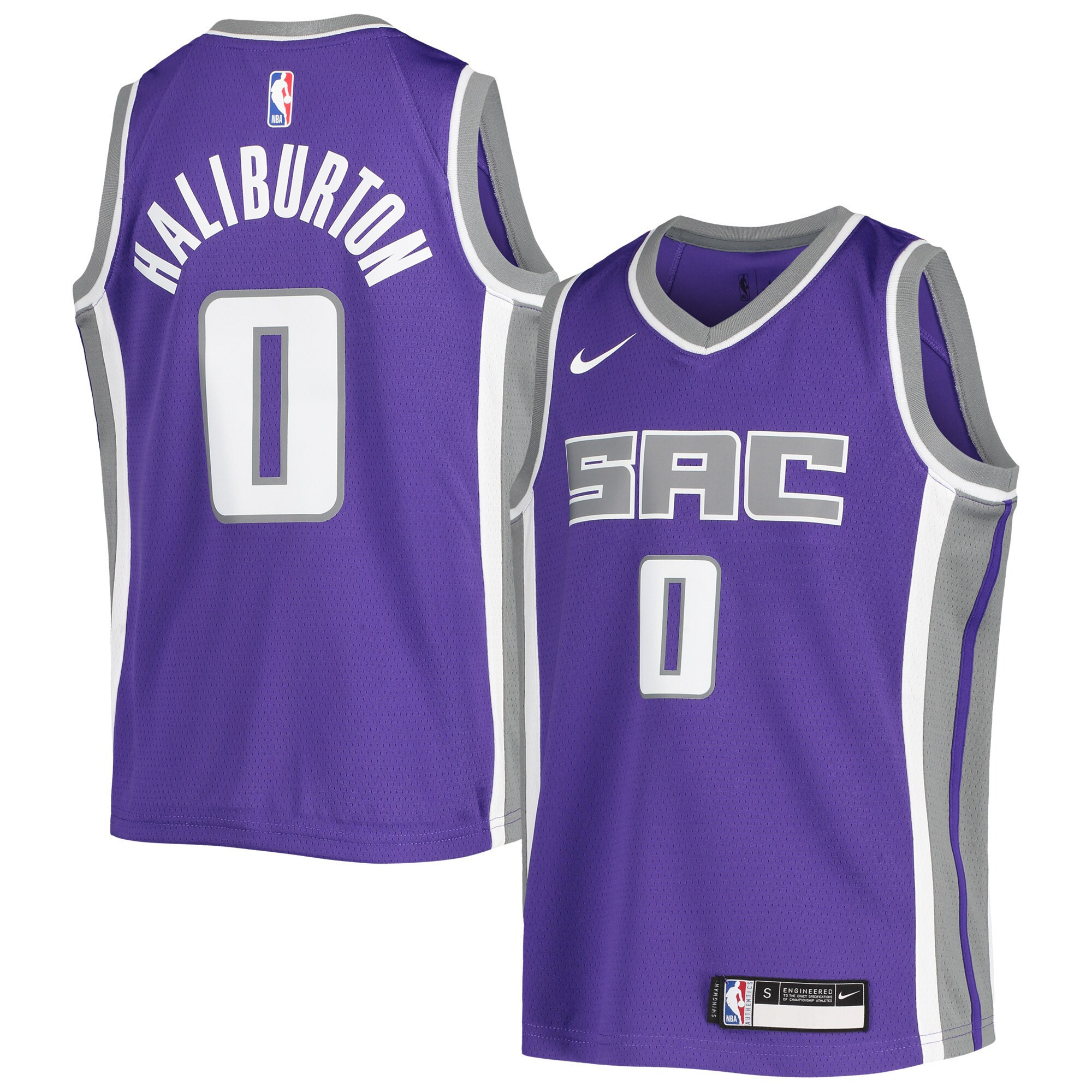 Tyrese Haliburton Sacramento Kings 2020/21 Swingman Jersey – Purple – Icon Edition NBA