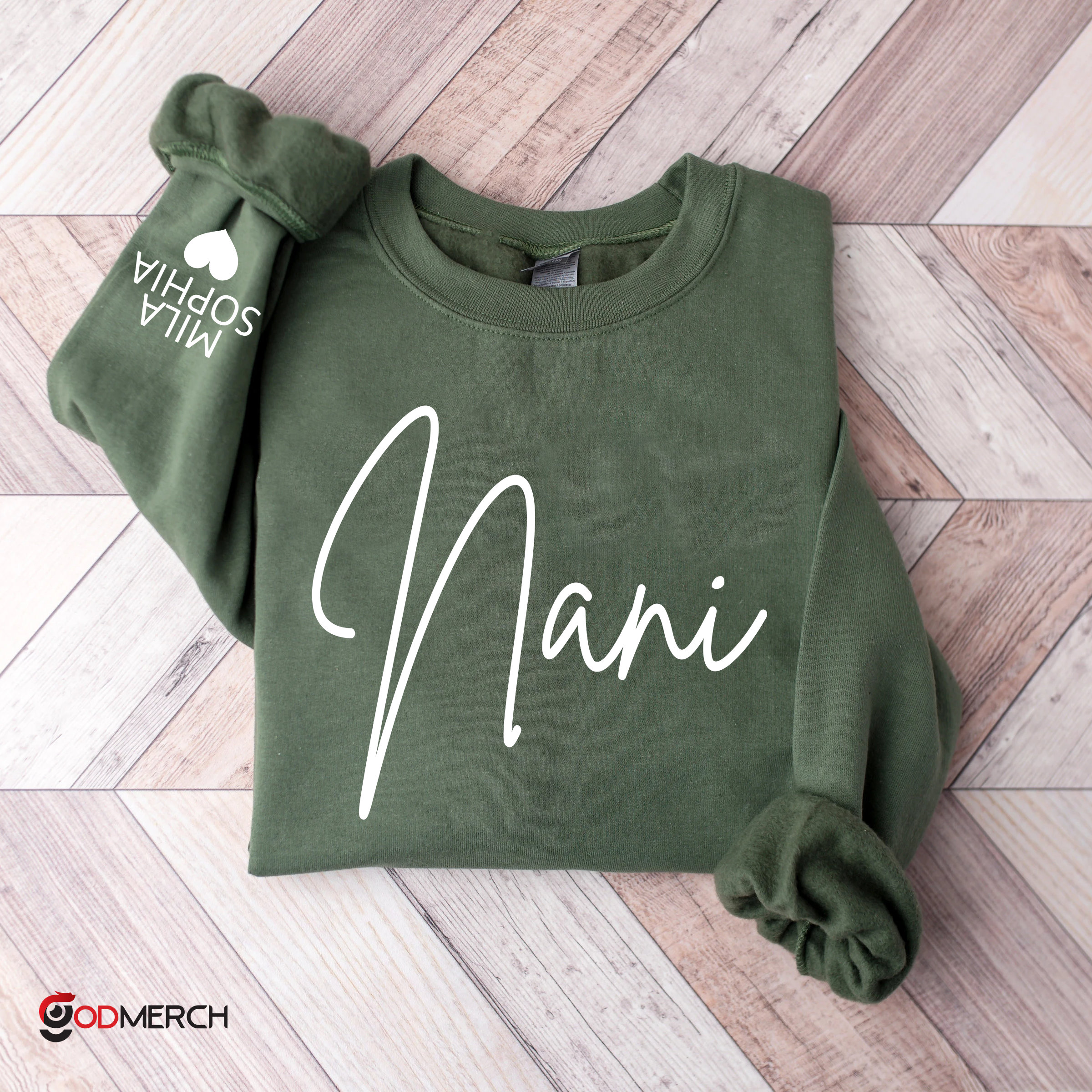 Nani Sweatshirt, Nani Kids on Sleeve, Personalized NaniSweatshirt, Gift for Nani, Nani Gifts Sweater, New Nani Sweatshirt, Gifts For Nani