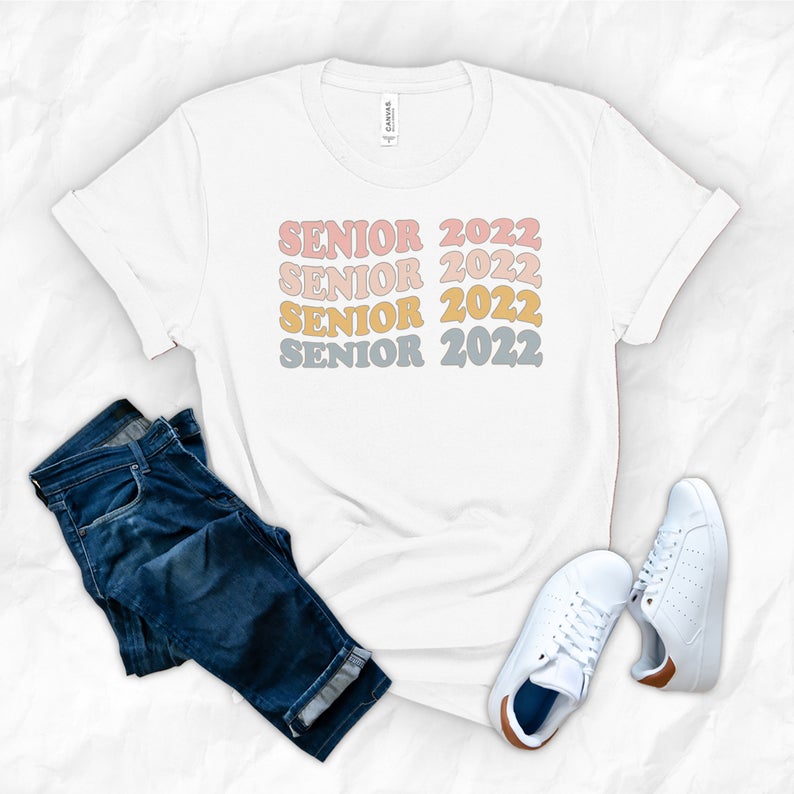 Retro Vintage Senior 2022, Graduation School Grad Tshirt Tank Top Lyj6