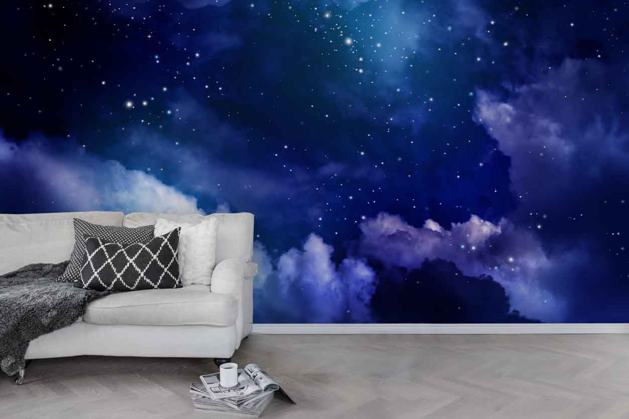 3D Nebula Starry Sky Universe Wall Mural Wallpaper 28