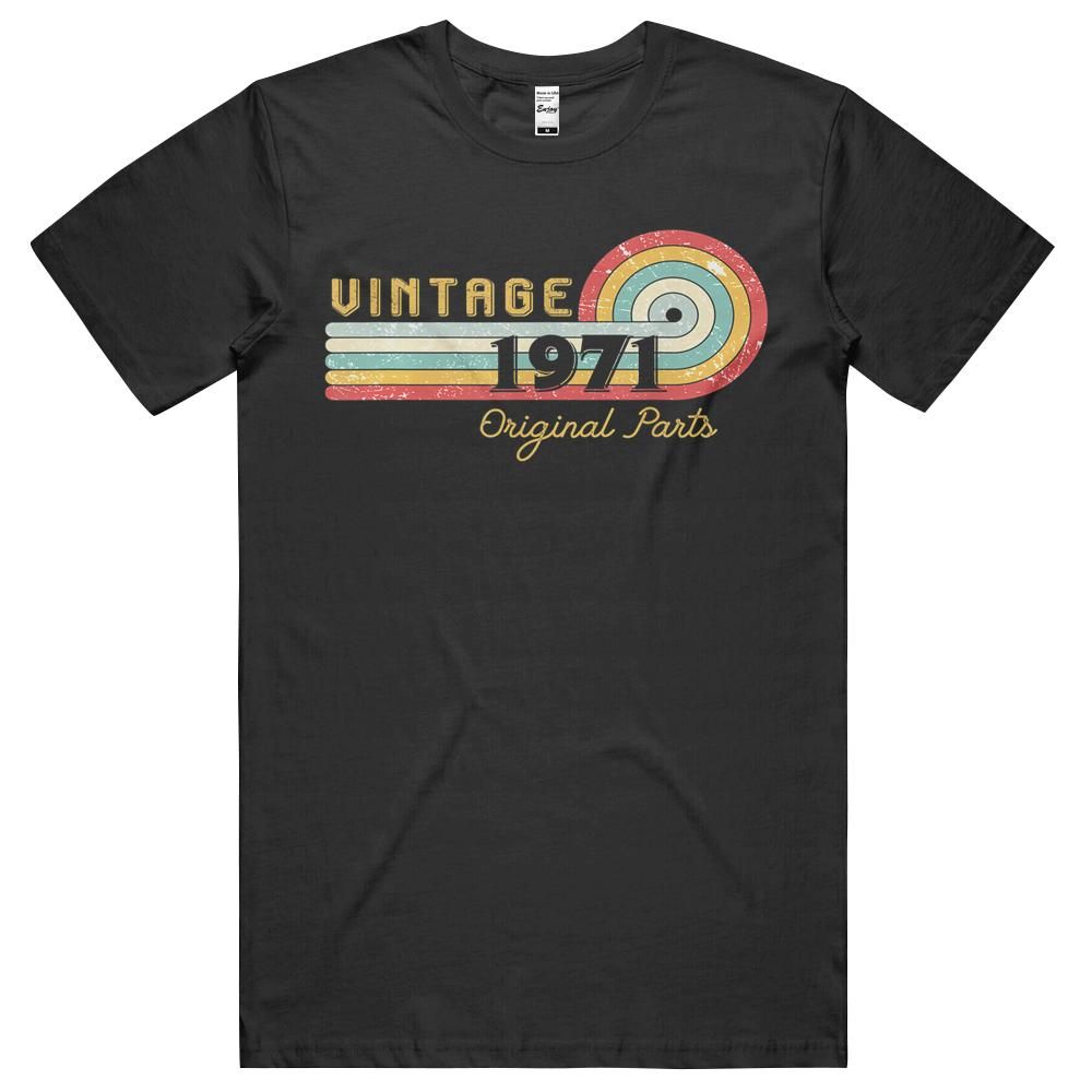 50th Birthday Gift For Men Women Vintage Original Part 1971 Unisex Shirt