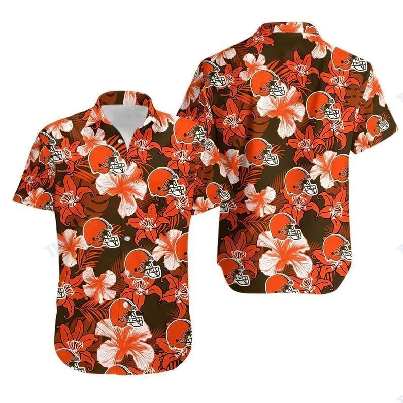 Cleveland Browns Aloha Shirt Gift For Cleveland Browns Lover T-Shirt