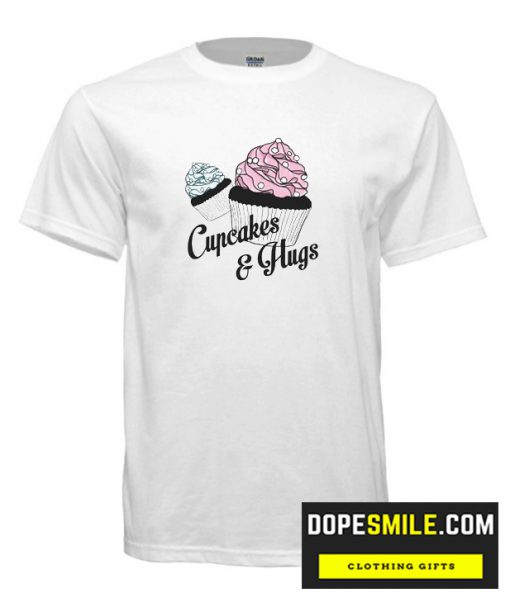 Cupcakes and Hugs cool T Shirt