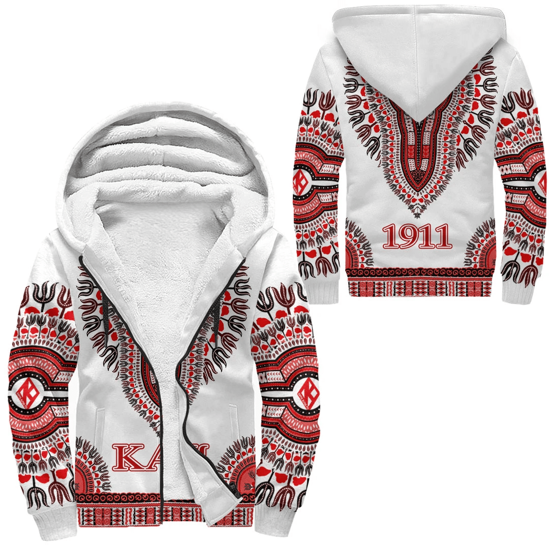 Wonderprint Hoodie Kappa Alpha Psi Dashiki Sherpa Hoodies Lt10