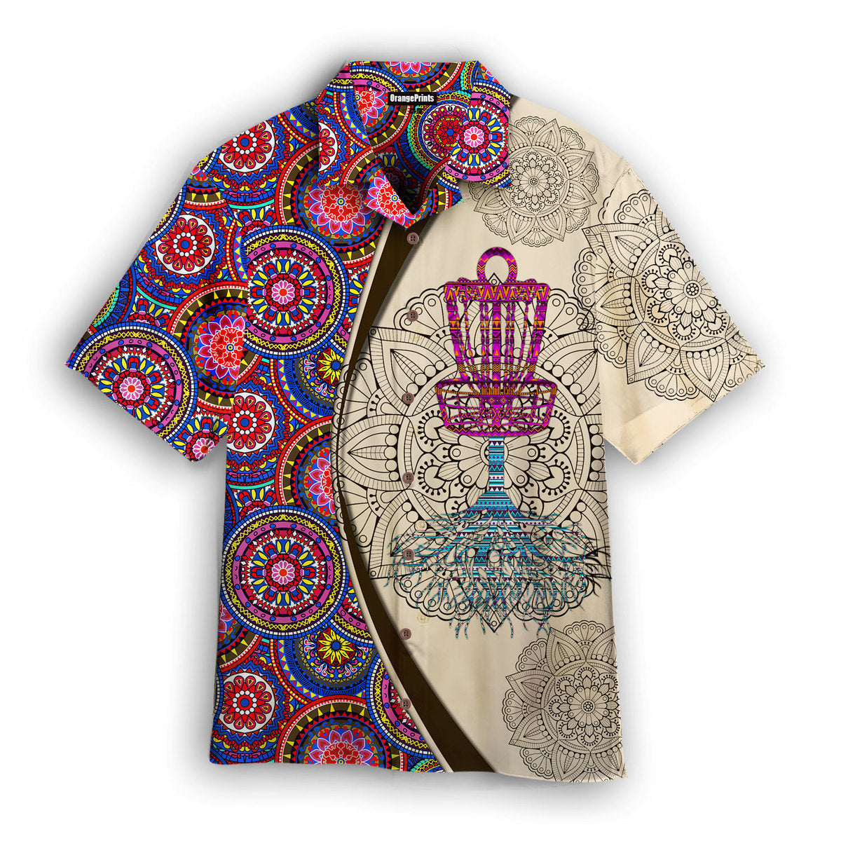 Disc Golf Mandala Aloha Hawaii Shirts For Men Women Ha34168