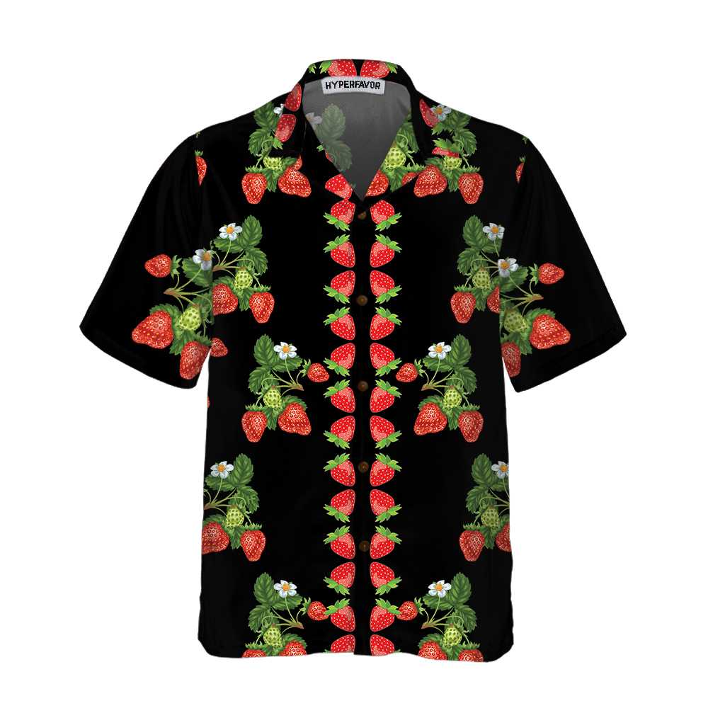 Style Strawberries Hawaii Strawberry Shirt For Men Print Ha69406