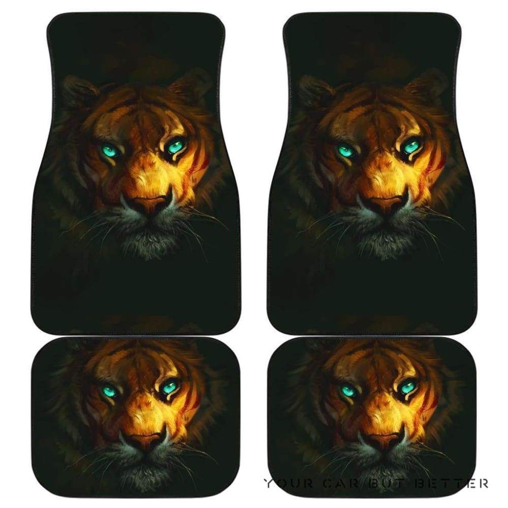 Tiger Animal Art Draw Car Floor Mats 173218 Personalized Car Seat Floor Mat Custom Print