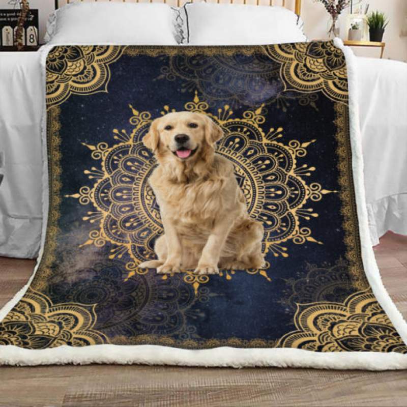 Golden Retriever Sherpa Blanket JR2201 73O49