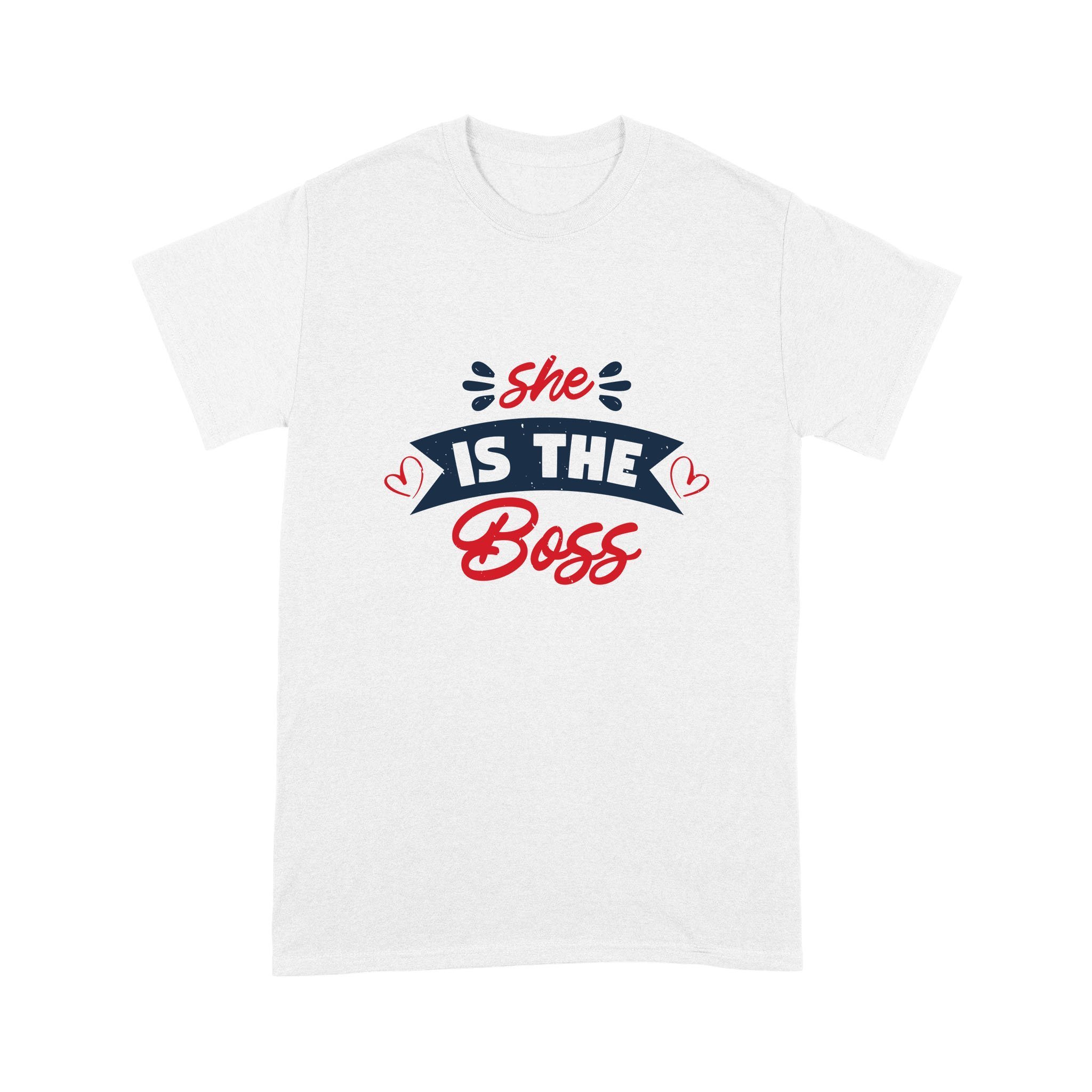 Cool Men’s Graphic T-Shirts, Personalized Father’s Day Gift For Husband, But She Is The Boss Standard T-Shirt