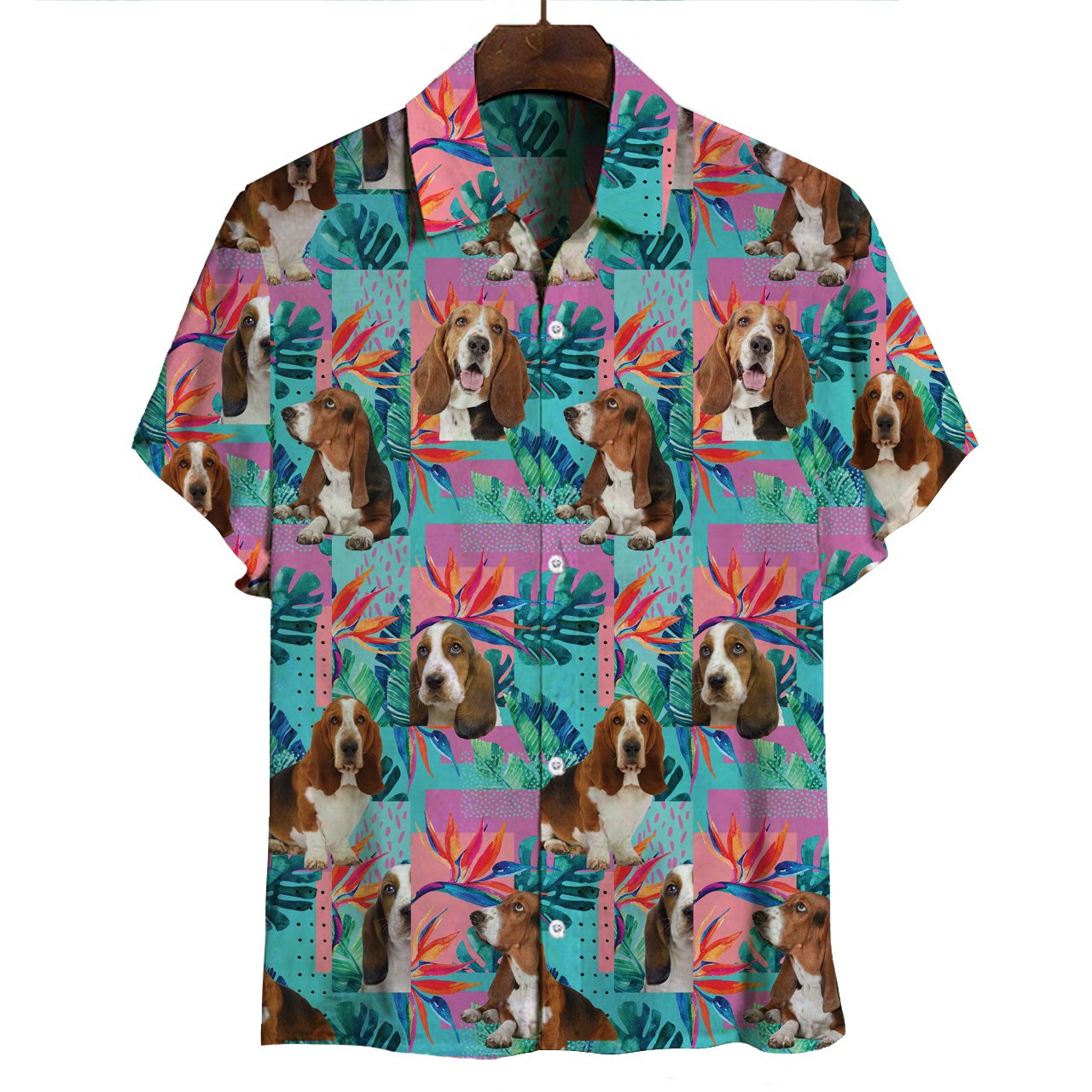 Basset Hound Hawaii Shirt Ha55411