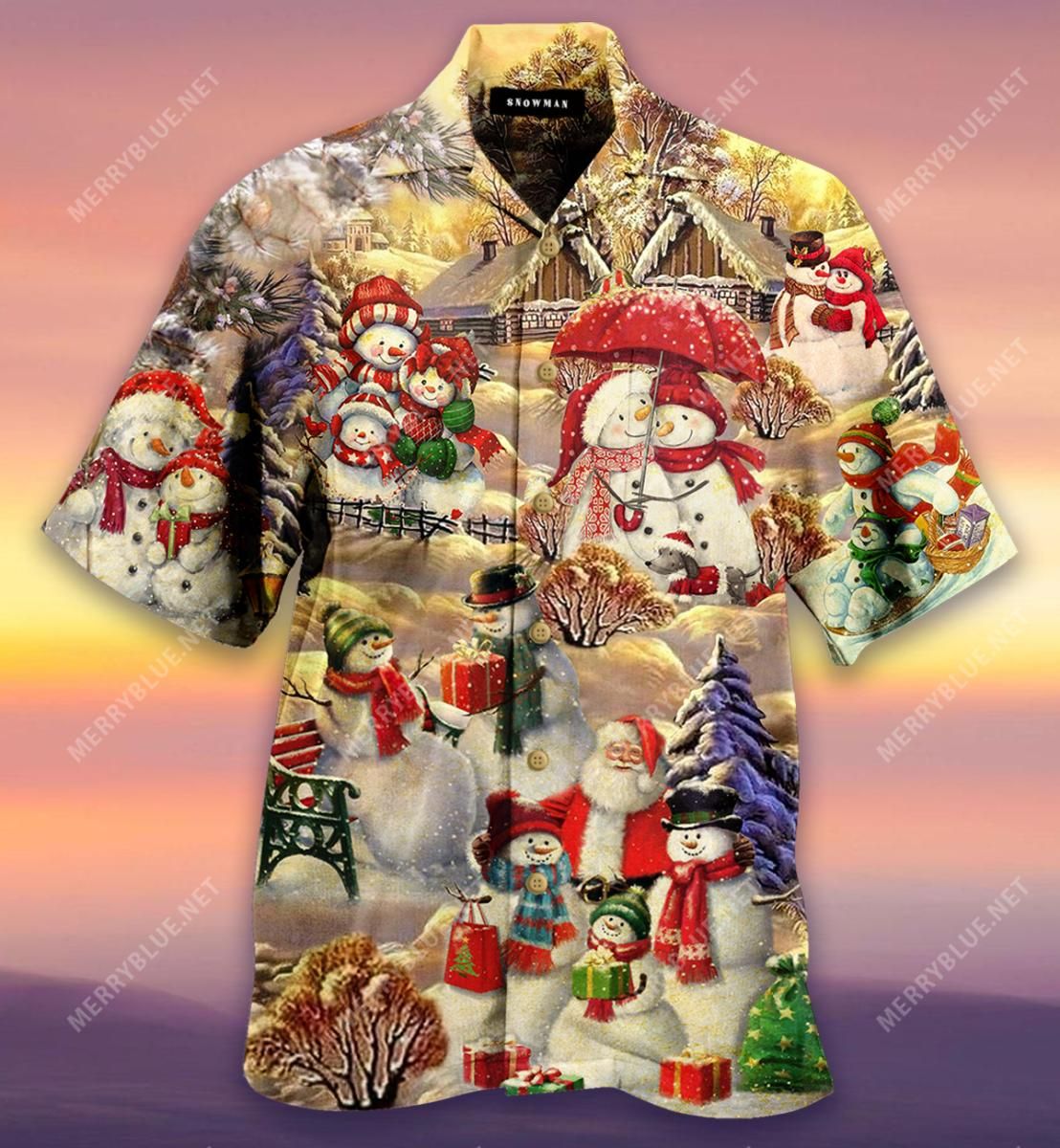 All Hearts Come Home For Christmas Aloha Hawaiian Shirt Colorful Short Sleeve Summer Beach Casual Shirt For Men And Women