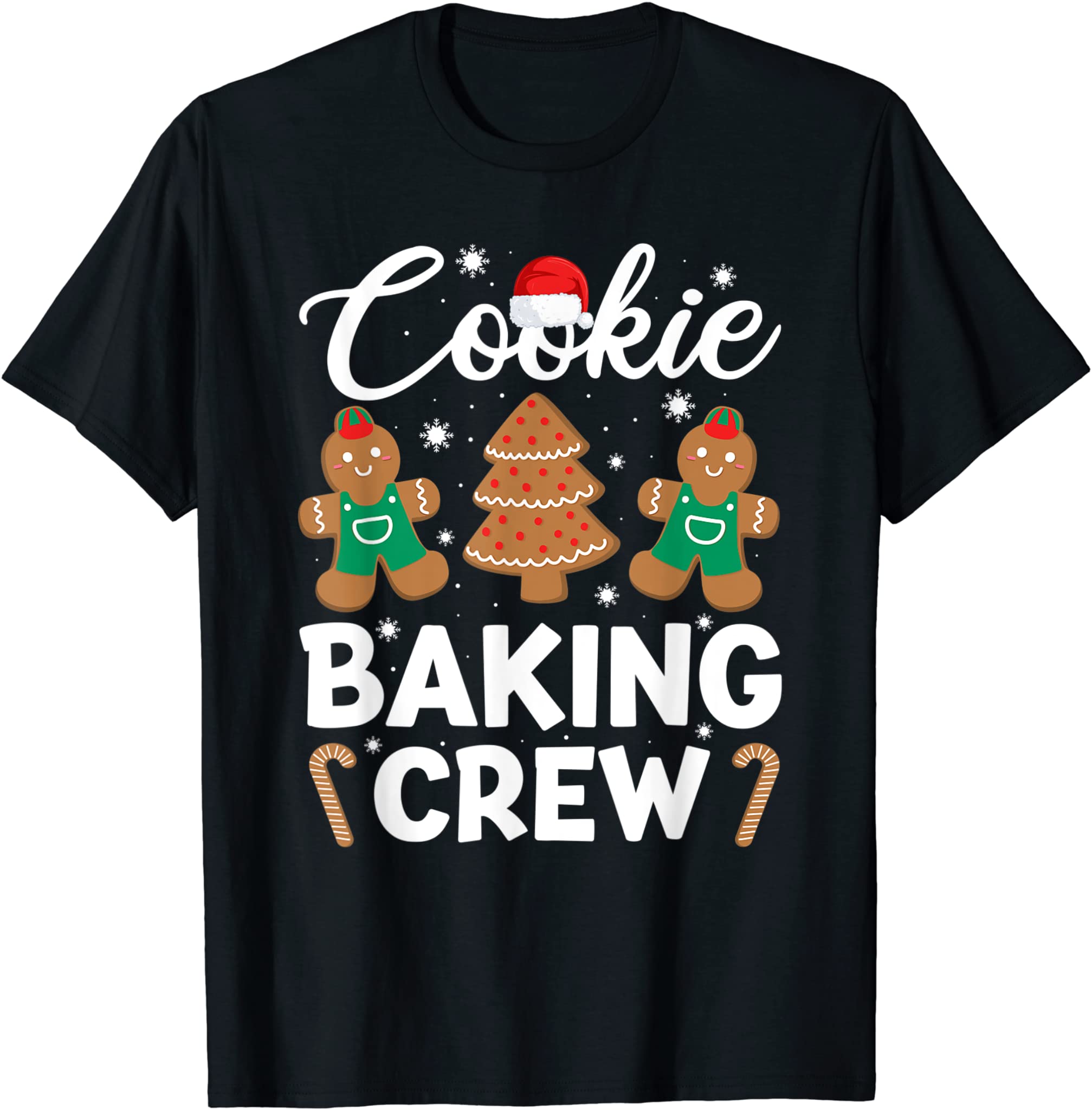 Christmas Cookie Baking Crew Pajama, Gingerbread Christmas T-Shirt